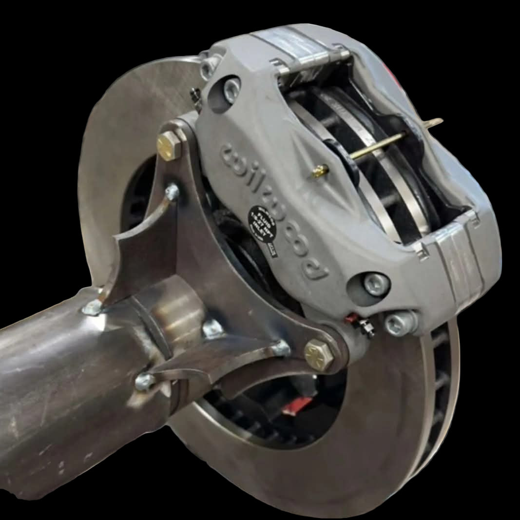 14 Bolt Weld-on Lightweight Brake Kit. 98 and Older Press on rotor!